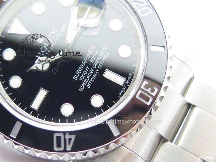 Black ETA2836 Submariner SS Maker Best BP Swiss Dial SS Edition 0416